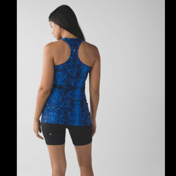 Lululemon Cool Racerback Snake Print Tank Top Yoga - Picture 2 of 8